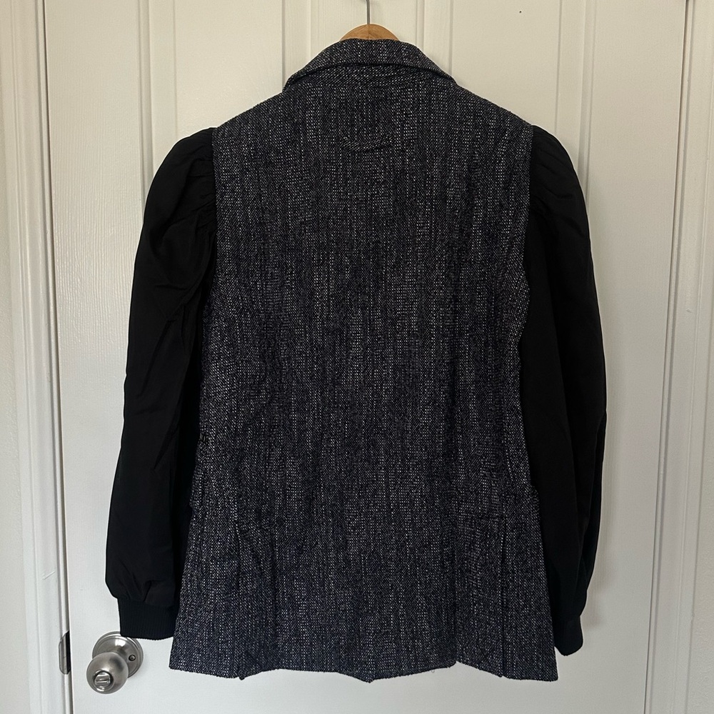 Maeve Mixed Media Relaxed Jacket Size 6 NWT - Picture 3 of 11